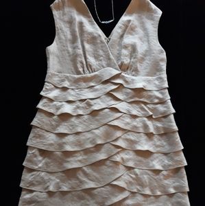 Special Occasion Dress/Beige-Gold